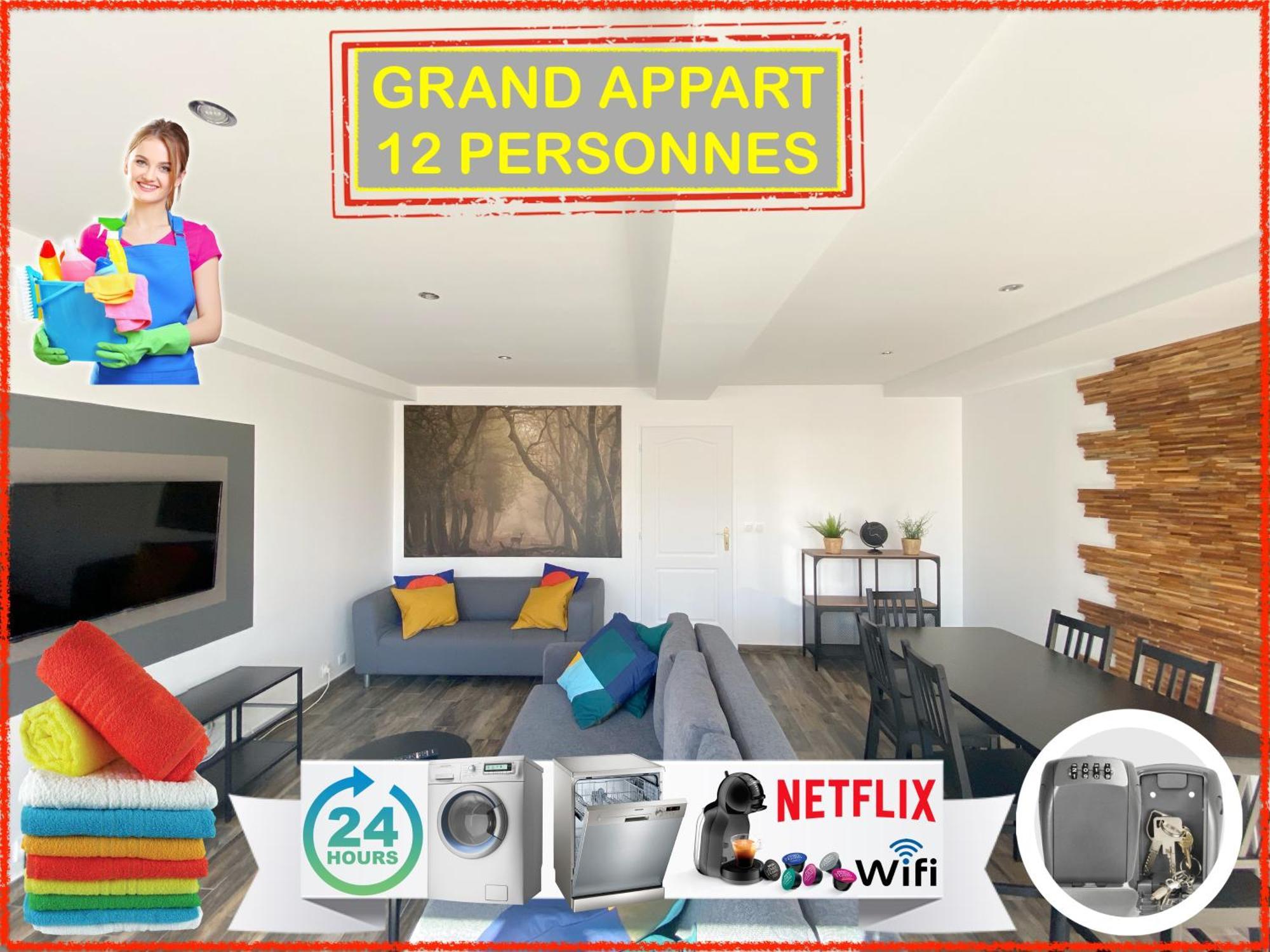 22 Chic & Cosy Grand Appart 92M2 Parking Gratuit Hypercentre Netflix Saint-Etienne (Loire) Exterior foto