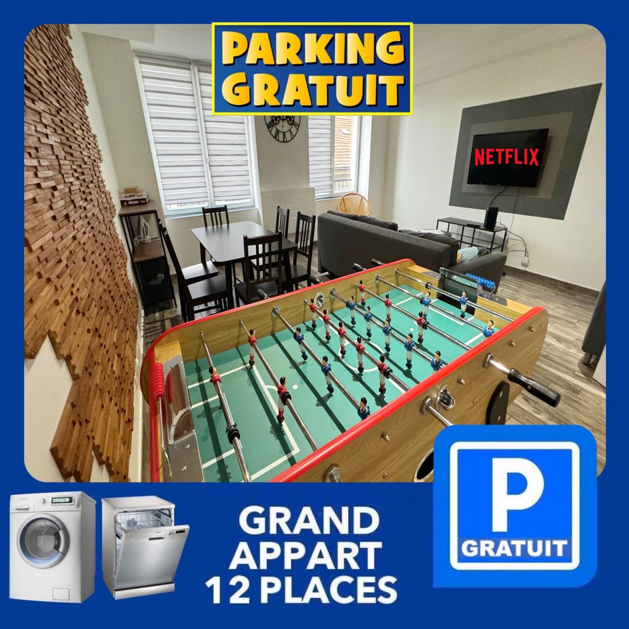 22 Chic & Cosy Grand Appart 92M2 Parking Gratuit Hypercentre Netflix Saint-Etienne (Loire) Exterior foto